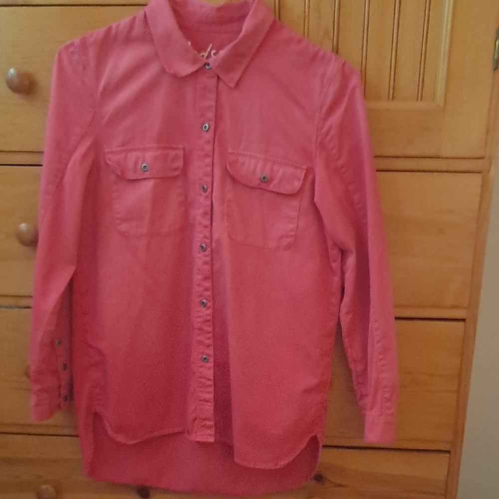Madewell Pink Button Down Sz S